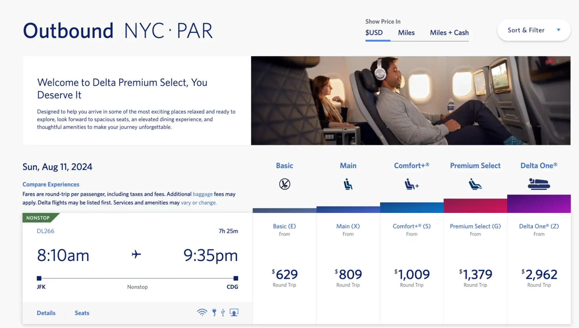 Information architecture  of Delta Air Lines utilising infographics for better experience

