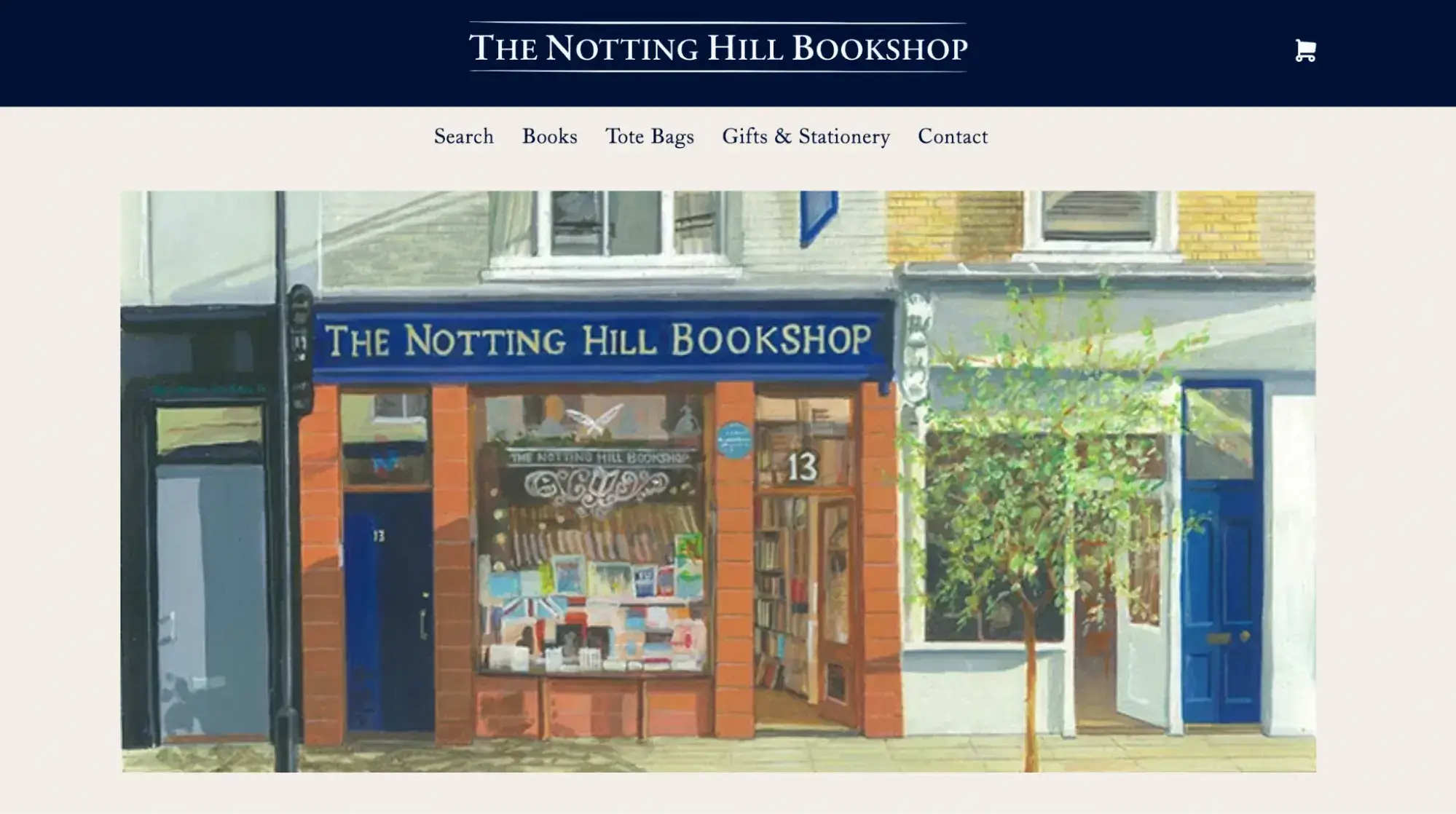 Notting Hill Bookshop's Homepage