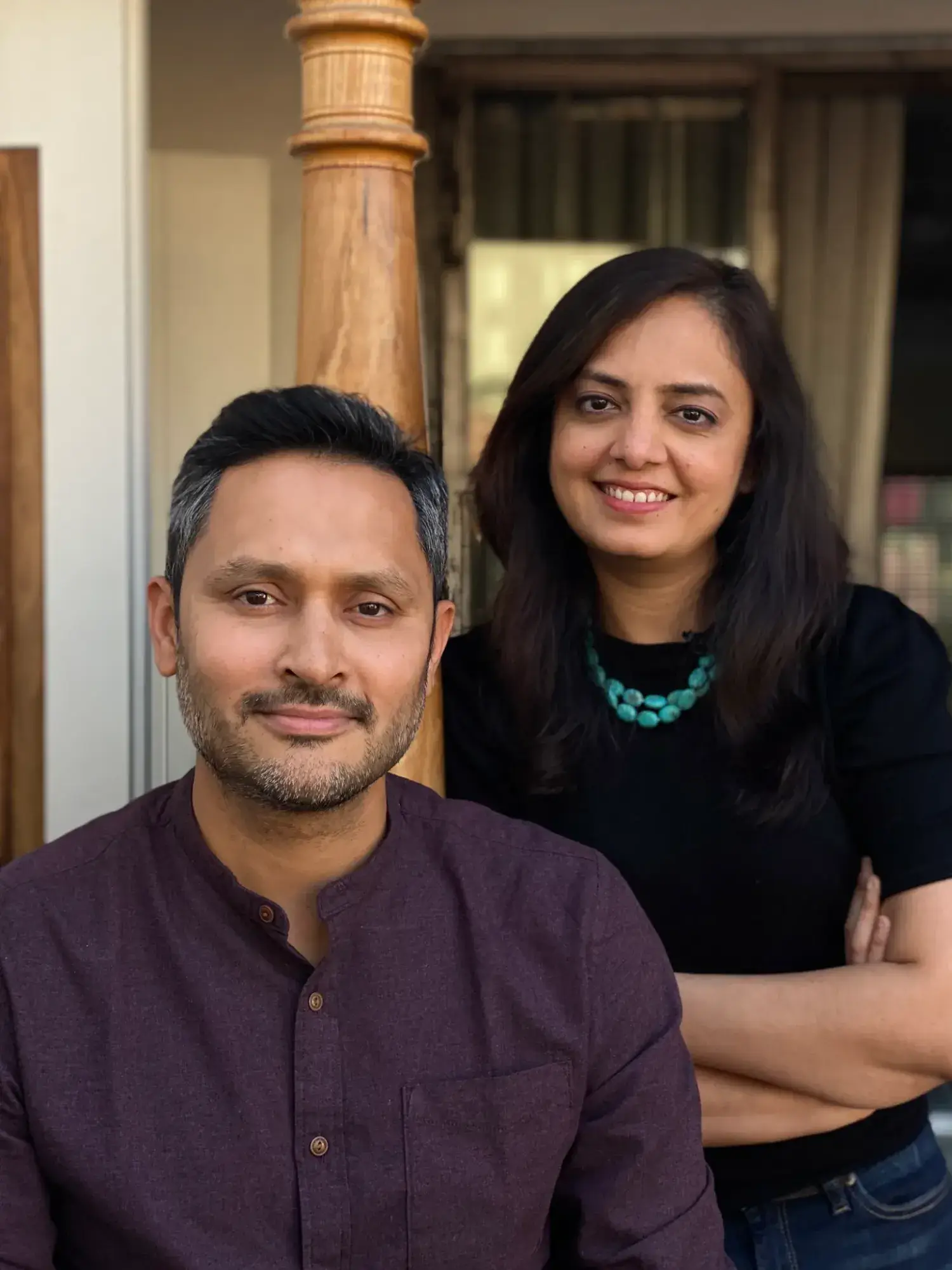 Co-founders of Amoeba Design, Pashmin Shah and Satyajeet Patwardhan
Co-founders of Amoeba Design, Pashmin Shah and Satyajeet Patwardhan