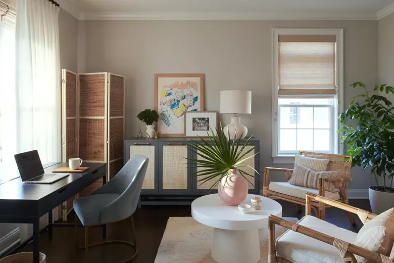 Well-crafted rattan furniture in a living room
Well-crafted rattan furniture in a living room