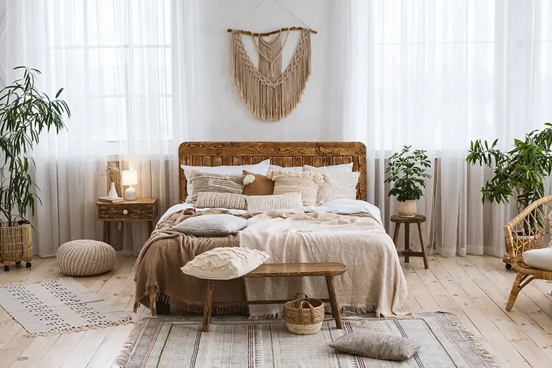 Living room with textured wallpaper, window treatments, and a variety of textured accessories. Living room with textured wallpaper, window treatments, and a variety of textured accessories.