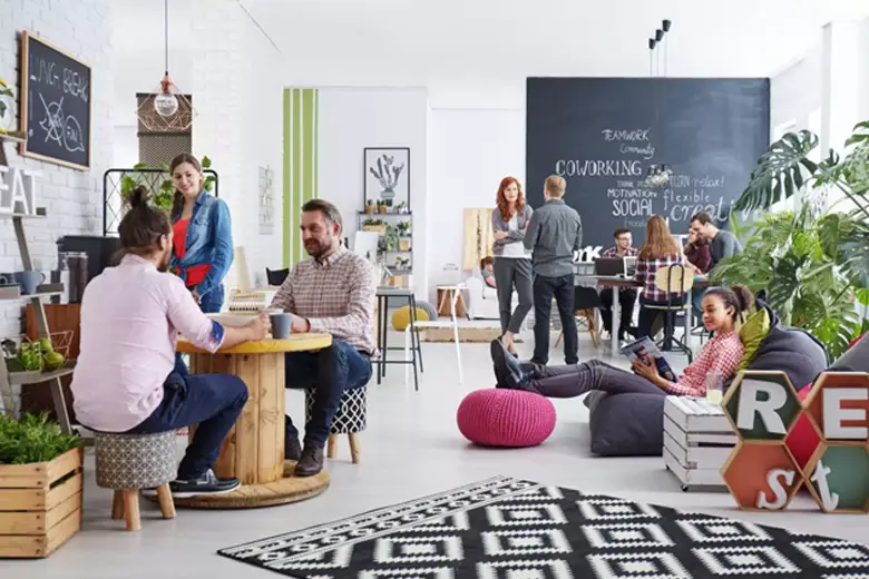 People working together in office People working together in office