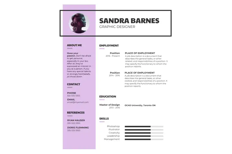 Venngage graphic designer resume template. Venngage graphic designer resume template.