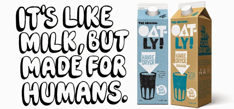 Animated typography used in packaging design for an aesthetic and cool appeal
