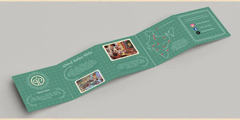 The re-designed version of Yukta's brochure project.
The re-designed version of Yukta's brochure project.