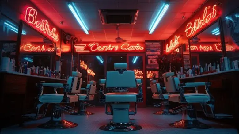 Adding Neon accents in salon for fun and trendy look