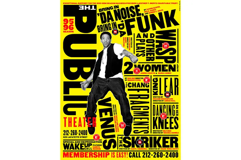 Paula Scher's iconic designs.
