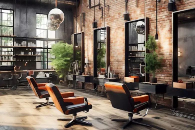 Chic salon interior with open spaces, natural light, and stylish furnishings that enhance the client experience. Chic salon interior with open spaces, natural light, and stylish furnishings that enhance the client experience.