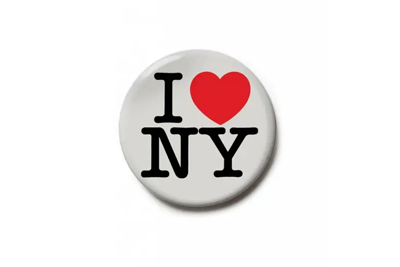 Milton Glaser's iconic ‘I Love NY’ logo.