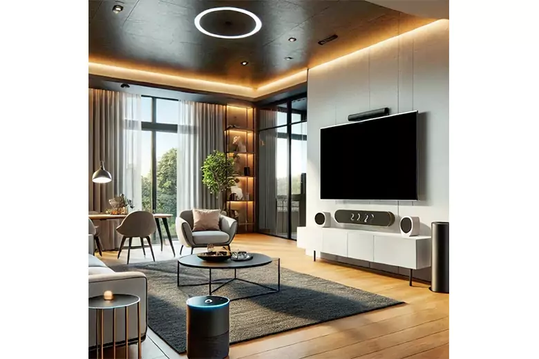 Voice-activated spaces are a big interior design trend for the upcoming year
