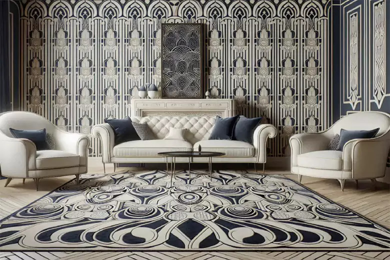An example of Rhythm in interior design. An example of Rhythm in interior design.