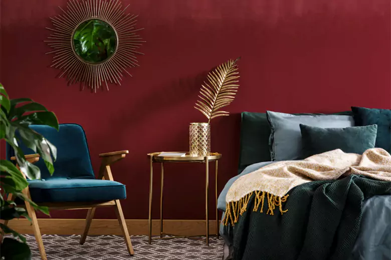 Interior design with jewel tones