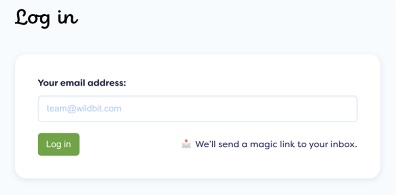 A simple Login page UI design.
