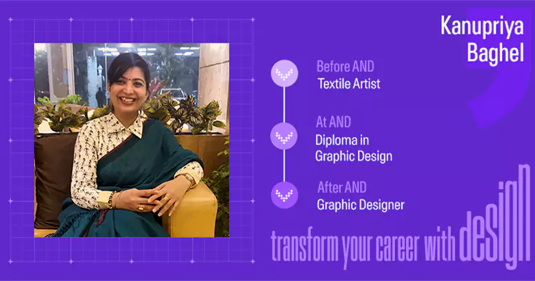 Career Transformation with AND – From Textile Artist to Graphic Designer.