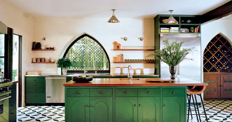 Image showcasing simple kitchen interior design