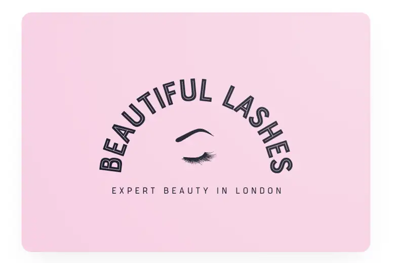 AI-generated logo for Beautiful Lashes with elegant, feminine designs.
