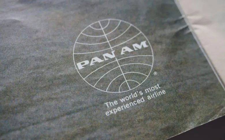 The Pan Am globe logo, designed by Chermayeff & Geismar & Haviv.
