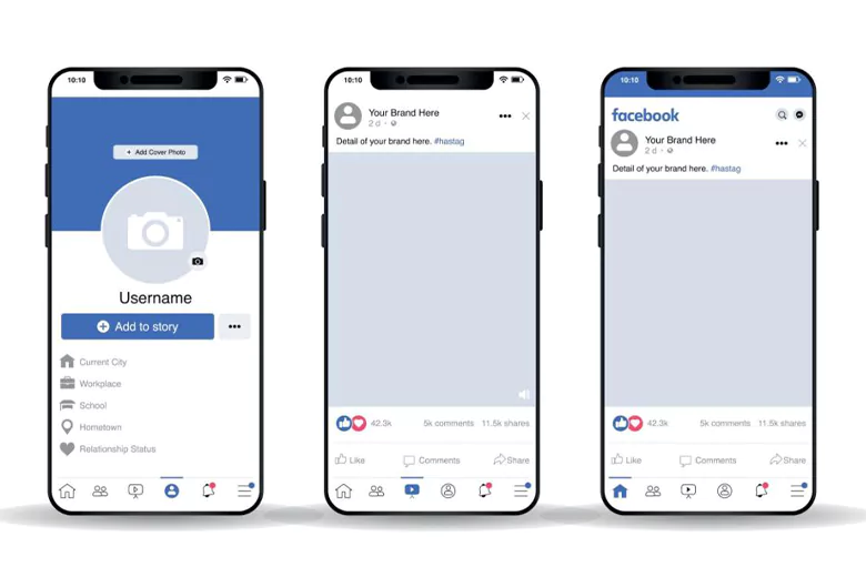 Facebook's Profile Page UI Facebook's Profile Page UI