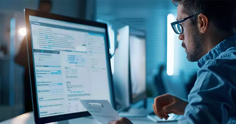 A UI UX designer designing the UI of a profile page for a social media app.