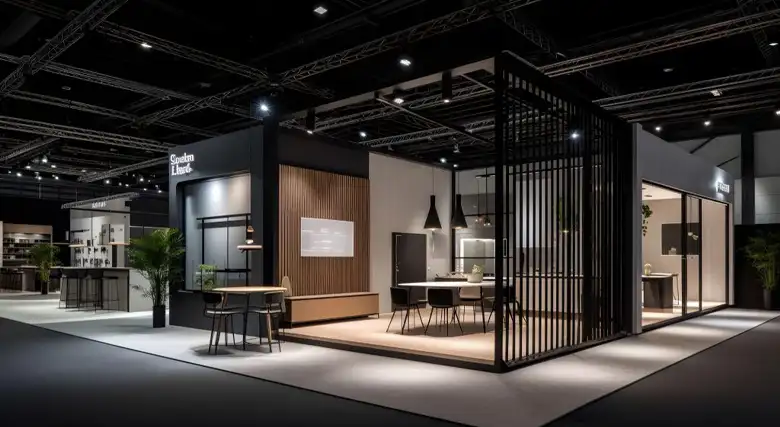An example of attention-grabbing exhibition stall design An example of attention-grabbing exhibition stall design