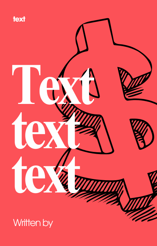 Nature and money-themed poster template collection