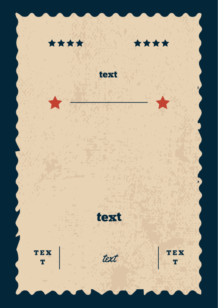 Design templates for retro posters and flyers.