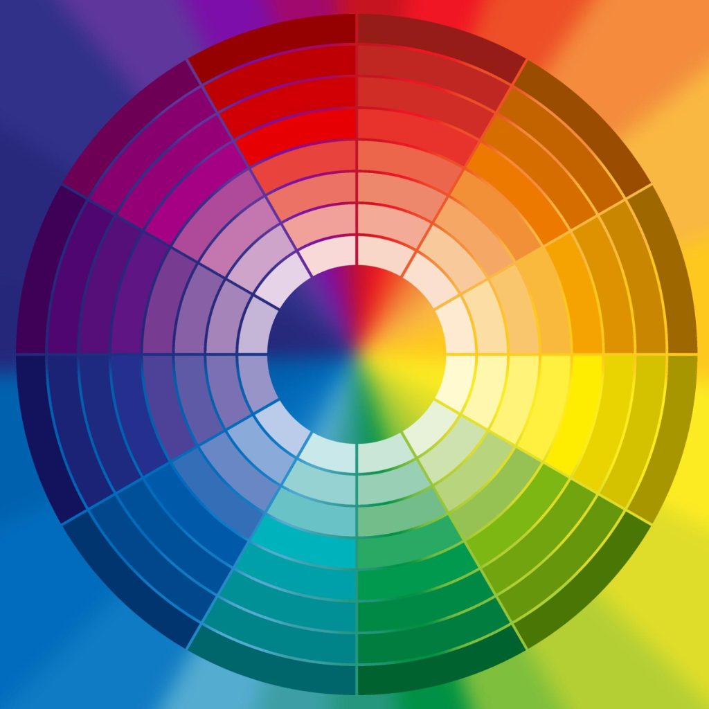 A color wheel
A color wheel