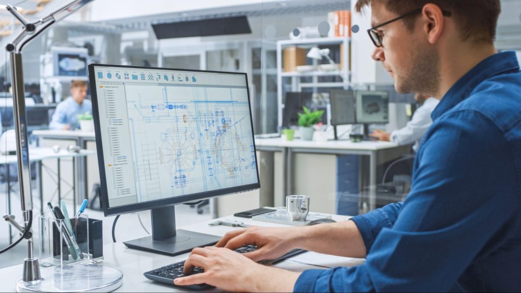 A product designer working on a design
A product designer working on a design