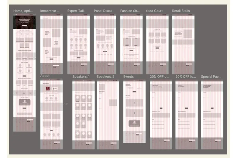 Screenshot of the wireframe of the project
Screenshot of the wireframe of the project