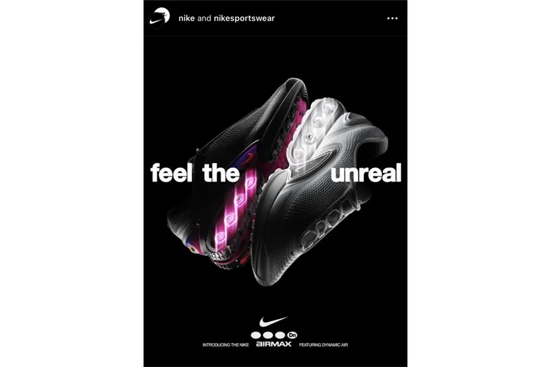 Sleek, minimalist graphic design for Nike Air Max, showcasing shoes with Sleek, minimalist graphic design for Nike Air Max, showcasing shoes with