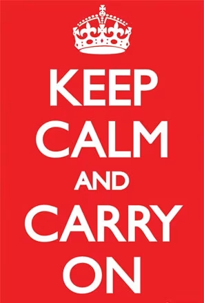 Graphic design poster - Keep Calm and Carry On
Graphic design poster - Keep Calm and Carry On