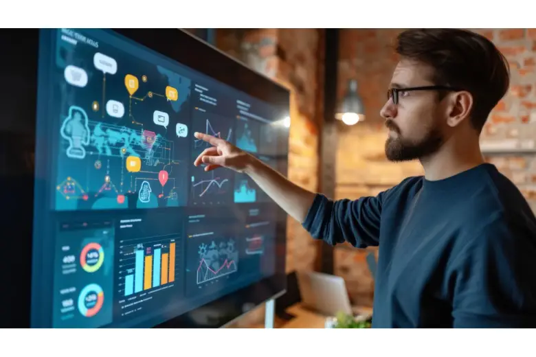 UX researcher studying user behavior to identify challenges and opportunities for inclusive design. UX researcher studying user behavior to identify challenges and opportunities for inclusive design.