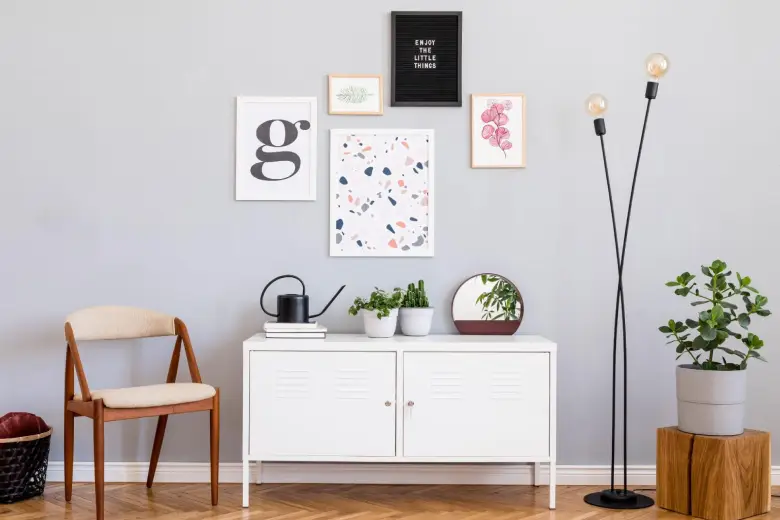 Console table design with storage
