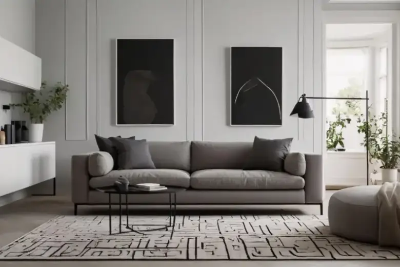 A monochromatic bedroom interior design
A monochromatic bedroom interior design
