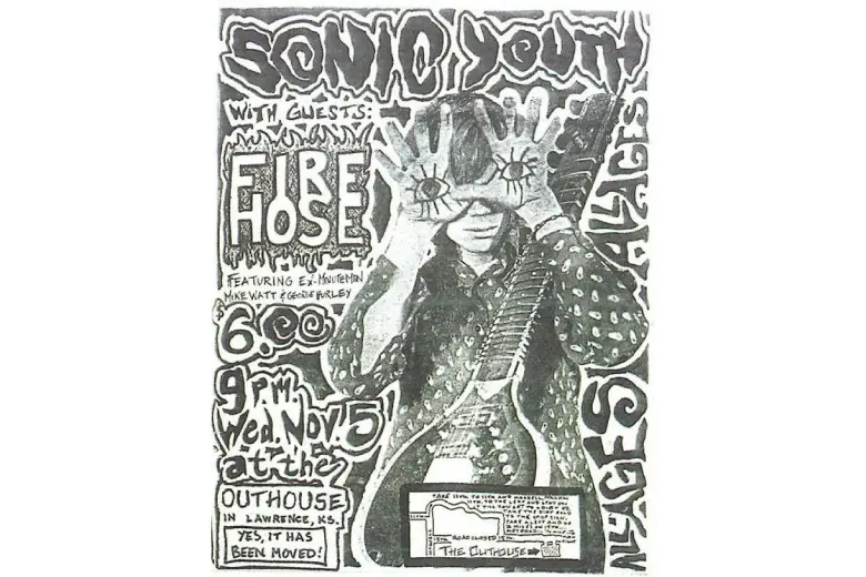 Picture of Sonic Youth poster representing collage and mixed media.
Picture of Sonic Youth poster representing collage and mixed media.