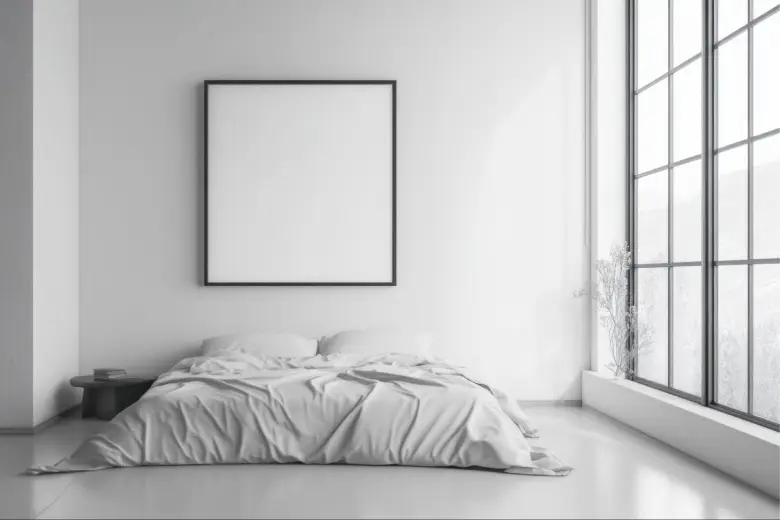 A white monochromatic color scheme for bedroom
A white monochromatic color scheme for bedroom