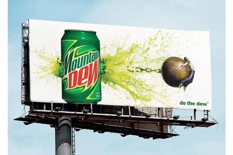 Billboard Ad for Mountain Dew
Billboard Ad for Mountain Dew