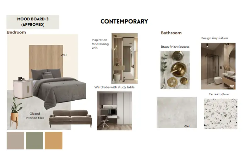 The moodboard Monica's clients finalized
The moodboard Monica's clients finalized