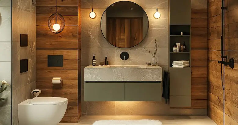Bathroom cabinet design ideas with mirror and storage