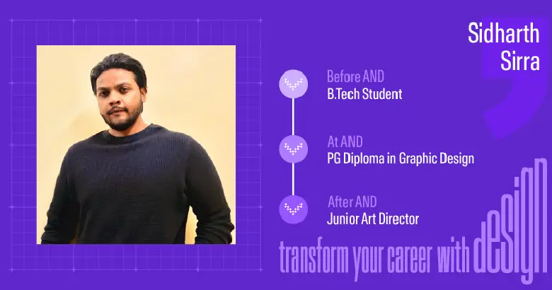 Sidharth Sirra's journey to becoming a Junior Art Director