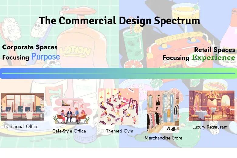 A complete commercial design spectrum.
