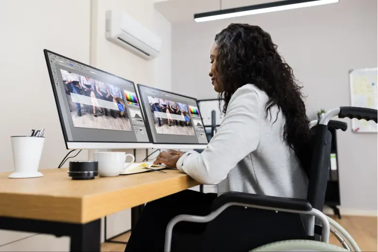A designer working on designing a transit system