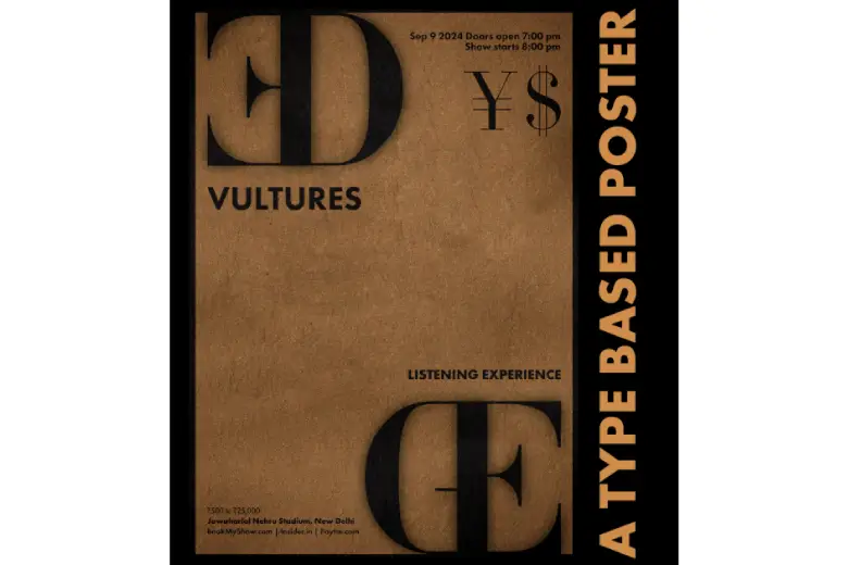 Type-based project as part of AND Academy's graphic design course