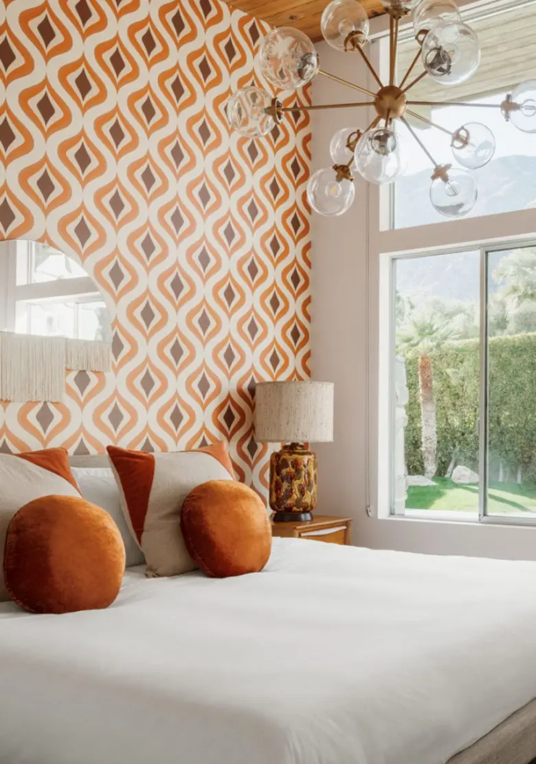 Accent wall bedroom design.
Accent wall bedroom design.