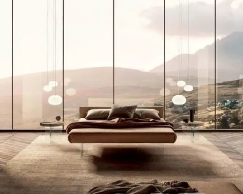 Floating furniture bedroom design.
Floating furniture bedroom design.