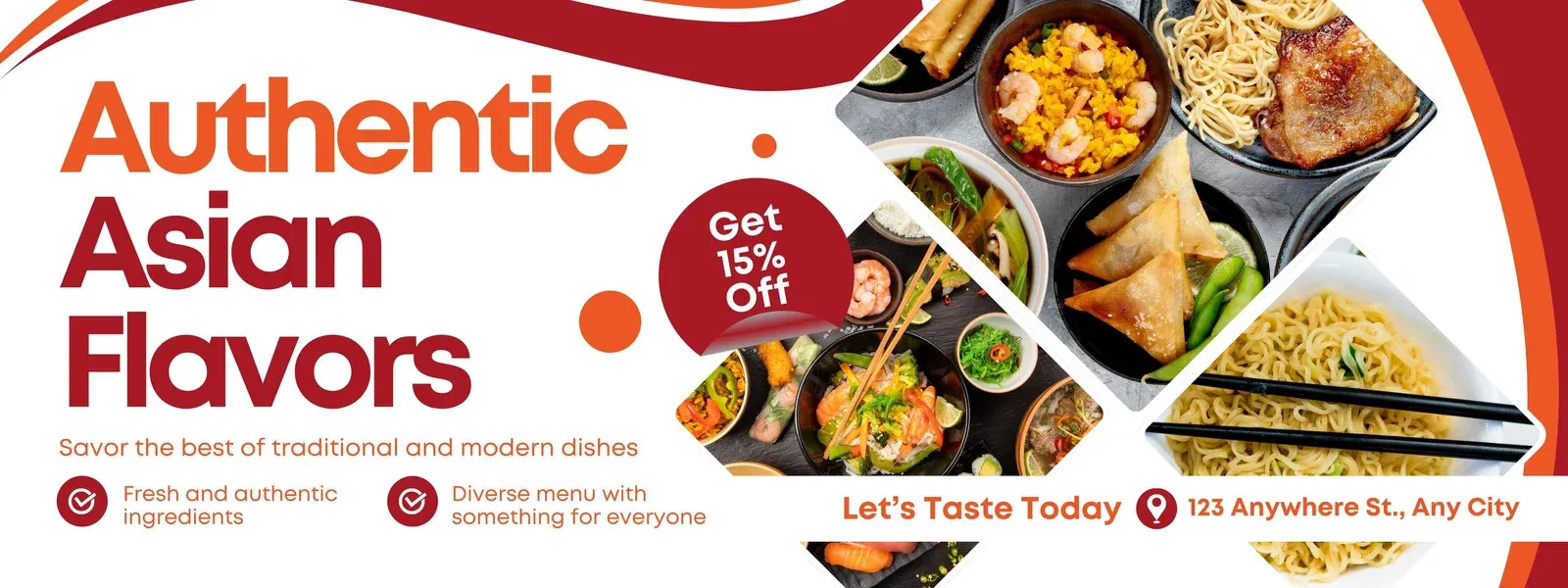 A banner design idea for cuisine
A banner design idea for cuisine