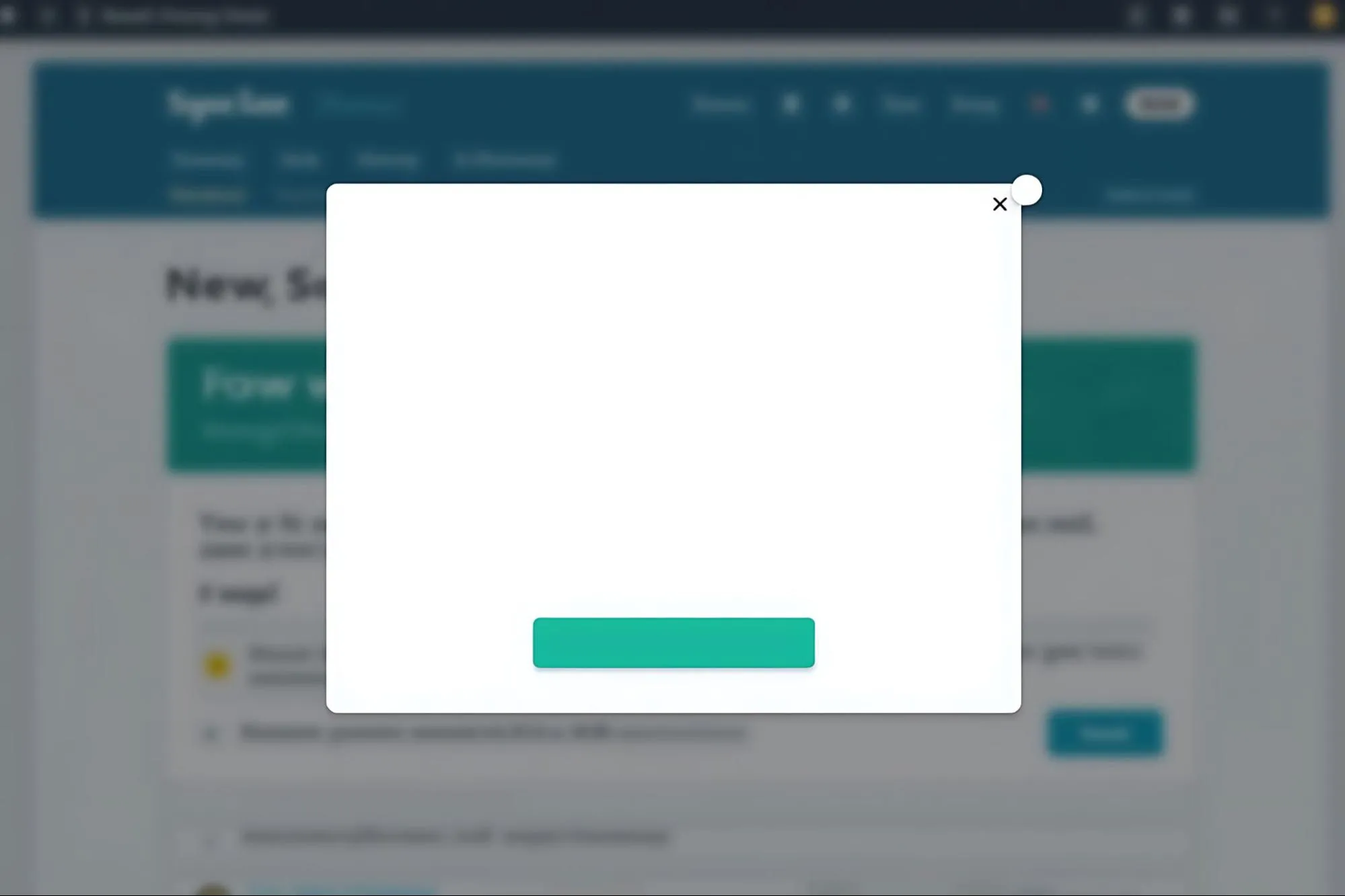Mockup of pop-up tab design
