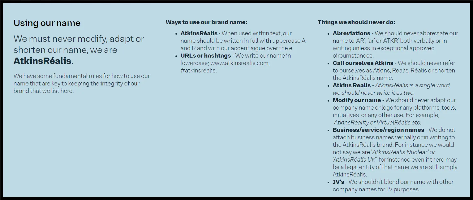 brand name guidelines.
brand name guidelines.
