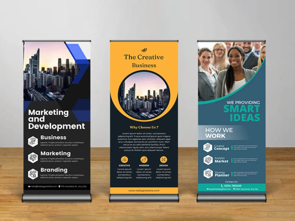 A banner design idea for an event
A banner design idea for an event