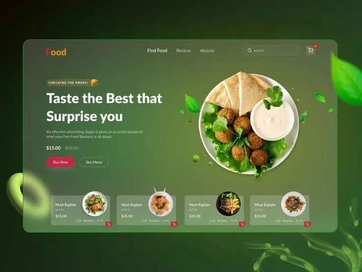 An example of Tab UI Design
